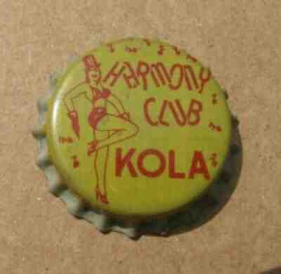 HARMONY CLUB KOLA COLA SODA CORK ERA CAP SCRANTON BEV CLEVELAND OHIO OH