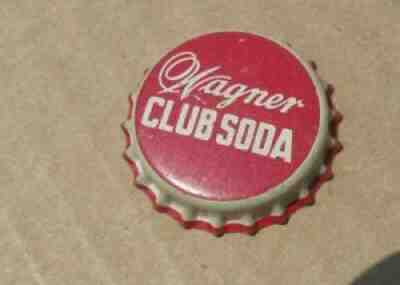 WAGNER CLUB SODA CORK ERA CAP CINCINNATI OHIO UNUSED VINTAGE WHITE LETTERS