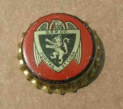 SS PIERCE CO UNUSED SODA BEVERAGE CORK ERA CAP BOSTON MASSACHUSETTS MA MASS