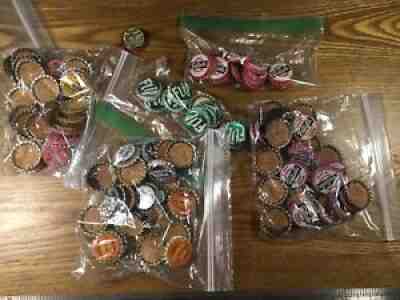 Vintage Group Lot Bottle Soda Caps Fruitaste Canada Dry Flip Rock Spring etc