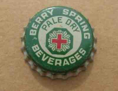 BERRY SPRING PALE DRY SODA CORK ERA CAP PAWTUCKET RI RHODE ISLAND UNUSED