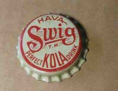 UNUSED HAVE A SWIG PERFECT KOLA DRINK CORK ERA CAP ALBUQUERQUE NEW MEXICO NM