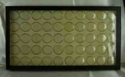 Bottle Cap Collection Desktop Display Case Holds 50 Bottle Caps Glass Cover