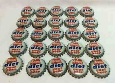 ~Vintage Group 25 MASON'S DIET ROOT BEER Cork Lined Soda Bottle Cap VINCENNES IN