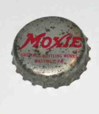 Moxie Hastings Bottling Works Hastings PA Exceedgly Rare & Important Bottle Cap