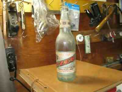 antique heath drink bottle paper label TZER heath beverage fergus falls mn