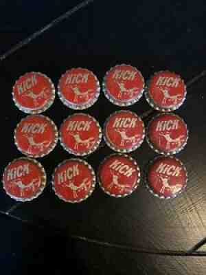 12 KICK KOLA SODA BOTTLE CAP; 1955-65; COLUMBUS,GA; ROYAL CROWN COLA USED CORK