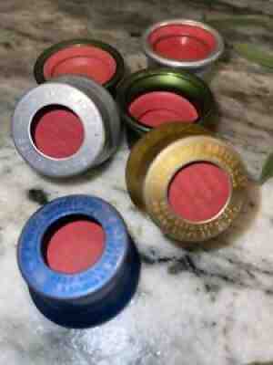 Lot Of 6 Fizz-Whiz Bottle Cap Aluminum Fizz Whiz Vintage USA Bottlecaps