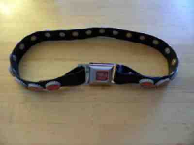 Upcycled Pop Top Bottle Cap Belt Seatbelt Buckle Dr. Pepper