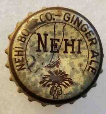 Nehi Ginger Ale Cork Lined Bottle Cap: 1930's ; SC Tax; NP Makers Mark ; Used