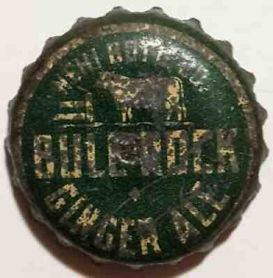 1950s Nehi Bull Rock Ginger Ale Bottle Cap Vintage