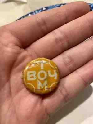 INDIANA TOM BOY ORANGE SODA Cork Lined Crown Bottle Cap Antique