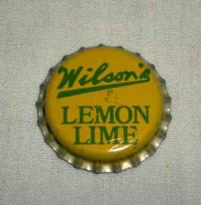 Vintage Cork Lined Bottle Cap Chas.Wilson's Lemon Lime Soda Toronto Canada