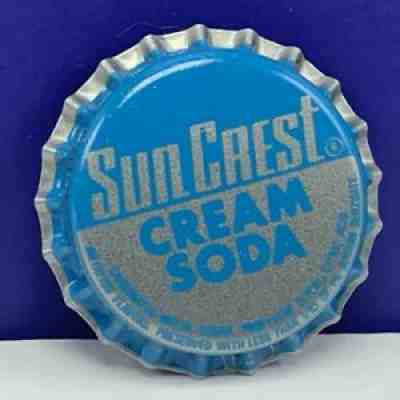 Soda pop bottle cap vintage advertising drink Suncrest cream sun crest Missouri