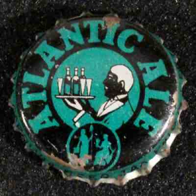 ATLANTIC ALE NORTH CAROLINA TAX CORK LINED BEER BOTTLE CAP ATLANTA GEORGIA CROWN