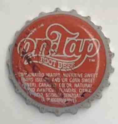On Tap Root Beer Bottle Crown Cap by Pepsi