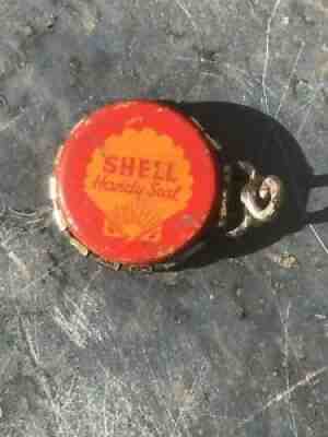 EXTREMELY RARE VINTAGE SHELL OIL HANDY SEAL KORK N SEAL BOTTLE CAP â??NICEâ?