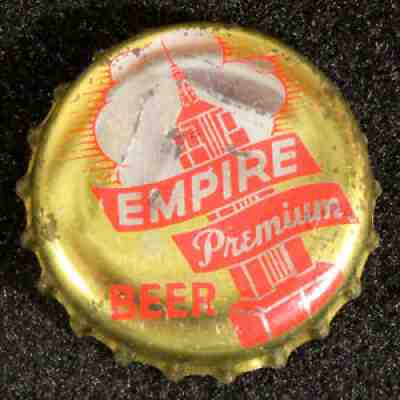 EMPIRE STATE BUILDING  CORK BEER BOTTLE CAP RUPPERT NEW YORK CITY, NY CROWNS NYC+