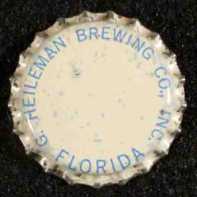 G HEILEMAN FLORIDA TAX PLASTIC BEER BOTTLE CAP LACROSSE, WISCONSIN CROWNS FL OLD