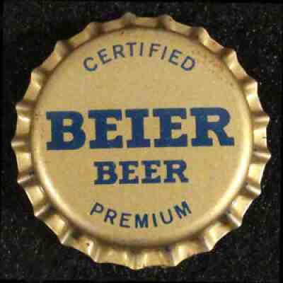 BEIER BEER PLASTIC LINED BOTTLE CAP DIXIE BREWING NEW ORLEANS LOUISIANA CROWN LA