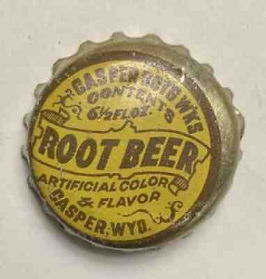Early Wyoming Cork Lined Crown Top Cap Casper Bottling Works Root Beer Casper Wy
