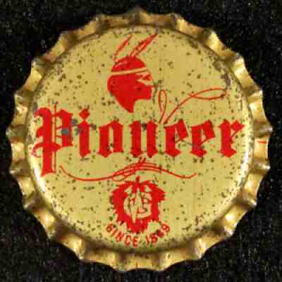 PIONEER CORK LINED BEER BOTTLE CAP G. WEBER BREWING THERESA WISCONSIN CROWN WISC