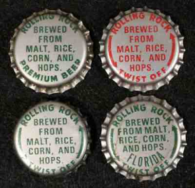 ROLLING ROCK #5 PLASTIC LINED BEER BOTTLE CAP LATROBE PENNSYLVANIA CROWN FLORIDA
