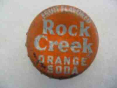 ROCK CREEK ORANGE - Washington, DC - CORK Soda Bottle crown - VERY RARE