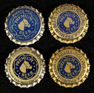 ROLLING ROCK #7 PLASTIC LINED BEER BOTTLE CAP LATROBE PENNSYLVANIA CROWN VINTAGE