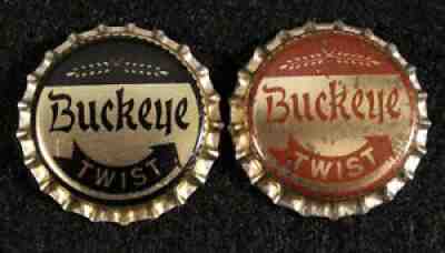 BUCKEYE #15  ? TWIST ?  UNUSED PLASTIC LINED BOTTLE CAPS CROWNS TOLEDO, OHIO VINTAGE