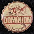 DOMINION •HUNTING DOGS• CORK LINED BEER BOTTLE CAP TORONTO ONTARIO CANADA CROWNS