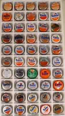 50 FANTA #2 CORK/PLASTIC LINED SODA BOTTLE CAPS CROWNS COCA-COLA COKE ATLANTA GA