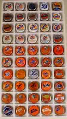 50 FANTA #3 CORK/PLASTIC LINED SODA BOTTLE CAPS CROWNS COCA-COLA COKE ATLANTA GA