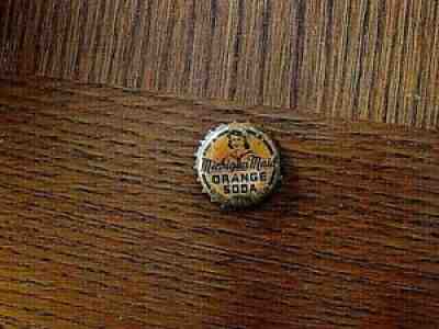 1930-40's MICHIGAN MAID Soda Pop Muskegon MICH. MI. bottle crown cap CORK BACK