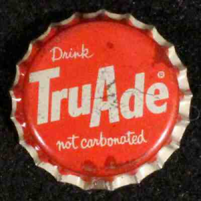 TRU-ADE â?¢ELKTON VIRGINIAâ?¢ CORK LINED SODA BOTTLE CAPS CROWNS CHICAGO ILLINOIS VA
