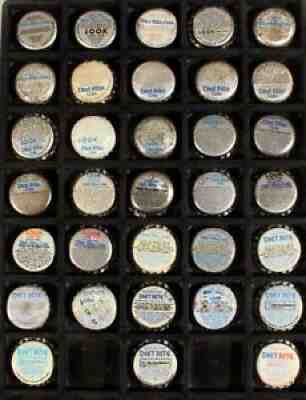 DIET RITE & RC COLA #1 PLASTIC LINED SODA BOTTLE CAPS CROWN ROYAL CROWN NEHI OLD