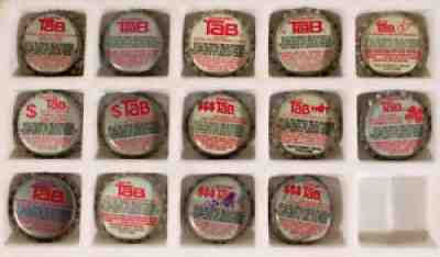 TAB #1 PLASTIC LINED SODA BOTTLE CAPS CROWNS COCA-COLA VINTAGE COKE ANTIQUES OLD