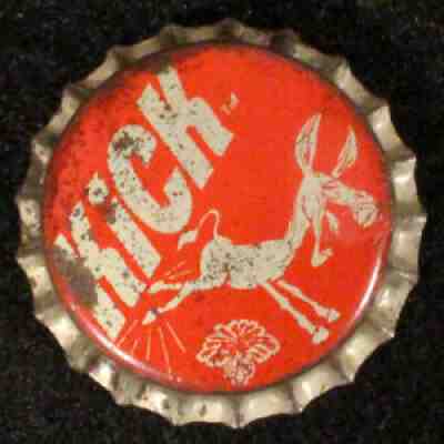 KICK COLA â?¢SOUTH CAROLINA TAXâ?¢ CORK SODA BOTTLE CAP SC PALMETTO ROYAL CROWN NEHI