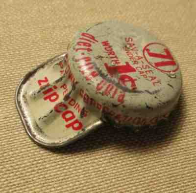 Vintage SODA Advertise-DIET RITE COLA ZZIP CAP-SAVE A SEAL-NEHI ROYAL CROWN Lid
