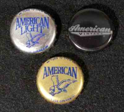 CRAFT/MICRO #19Â PLASTIC LINED BEER BOTTLE CAP AMERICAN LIGHT VINTAGE CROWN EAGLE