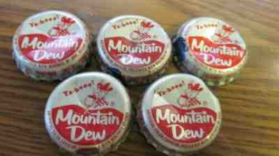Mountain Dew Ya-hooo! HILLBILLY 5X crown caps Mt. Dew PEPSI NEW YORK N.Y.