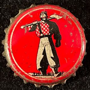 PAUL BUNYAN CORK LINED BEER BOTTLE CAP ~ MARSHFIELD BREWING WISCONSIN WISC CROWN
