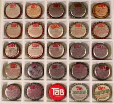 TAB #2 CORK/PLASTIC LINED SODA BOTTLE CAPS CROWNS COCA-COLA VINTAGE COKE ANTIQUE