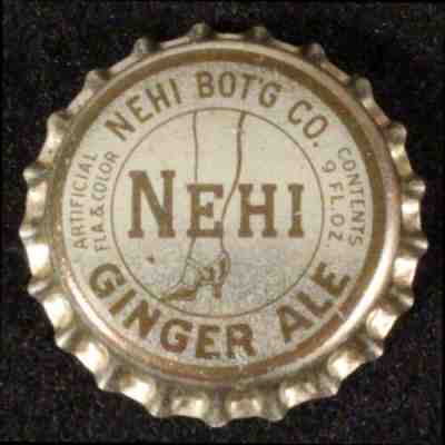 NEHI GINGER ALE #2 UNUSED CORK LINED SODA BOTTLE CAP COLUMBUS GEORGIA OLD CROWNS