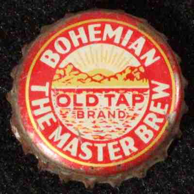 OLD TAP BOHEMIAN CORK BEER BOTTLE CAP ENTERPRISE FALL RIVER MASSACHUSETTS CROWNS