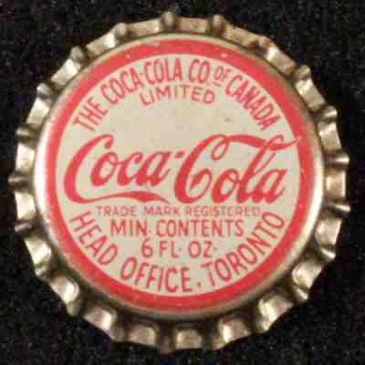 COCA-COLA â?¢TORONTO ONTARIO CANADAâ?¢ UNUSED CORK LINED SODA BOTTLE CAP COKE CROWNS