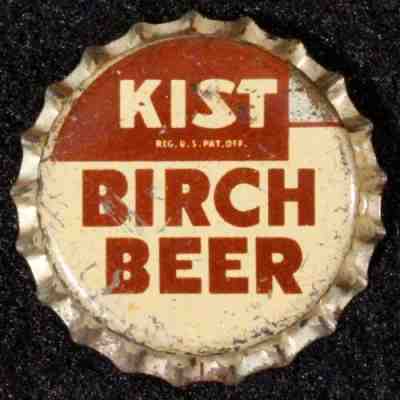 KIST BIRCH BEER UNUSED CORK SODA BOTTLE CAP CITRUS CHICAGO, ILLINOIS OLD CROWNS+