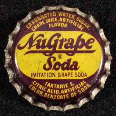 NUGRAPE UNUSED CORK LINED SODA BOTTLE CAP SEVEN-UP HONOLULU HAWAII CROWN 7-UP HI