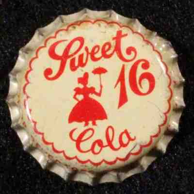 VIGOR â?¢SWEET 16â?¢ COLA UNUSED CORK SODA BOTTLE CAP KEARNEY, NEW JERSEY NJ CROWNS+