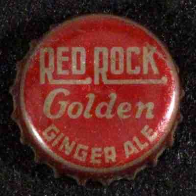 RED ROCK GOLDEN GINGER ALE CORK LINED SODA BOTTLE CAP ATLANTA, GEORGIA GA CROWNS